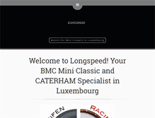 Tablet Screenshot of longspeed.com